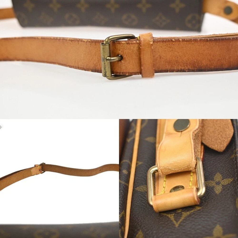 LOUIS VUITTON Cartouchiere MM Shoulder Bag Monogram Leather Brown M51253 62KC516 - Picture 14 of 16